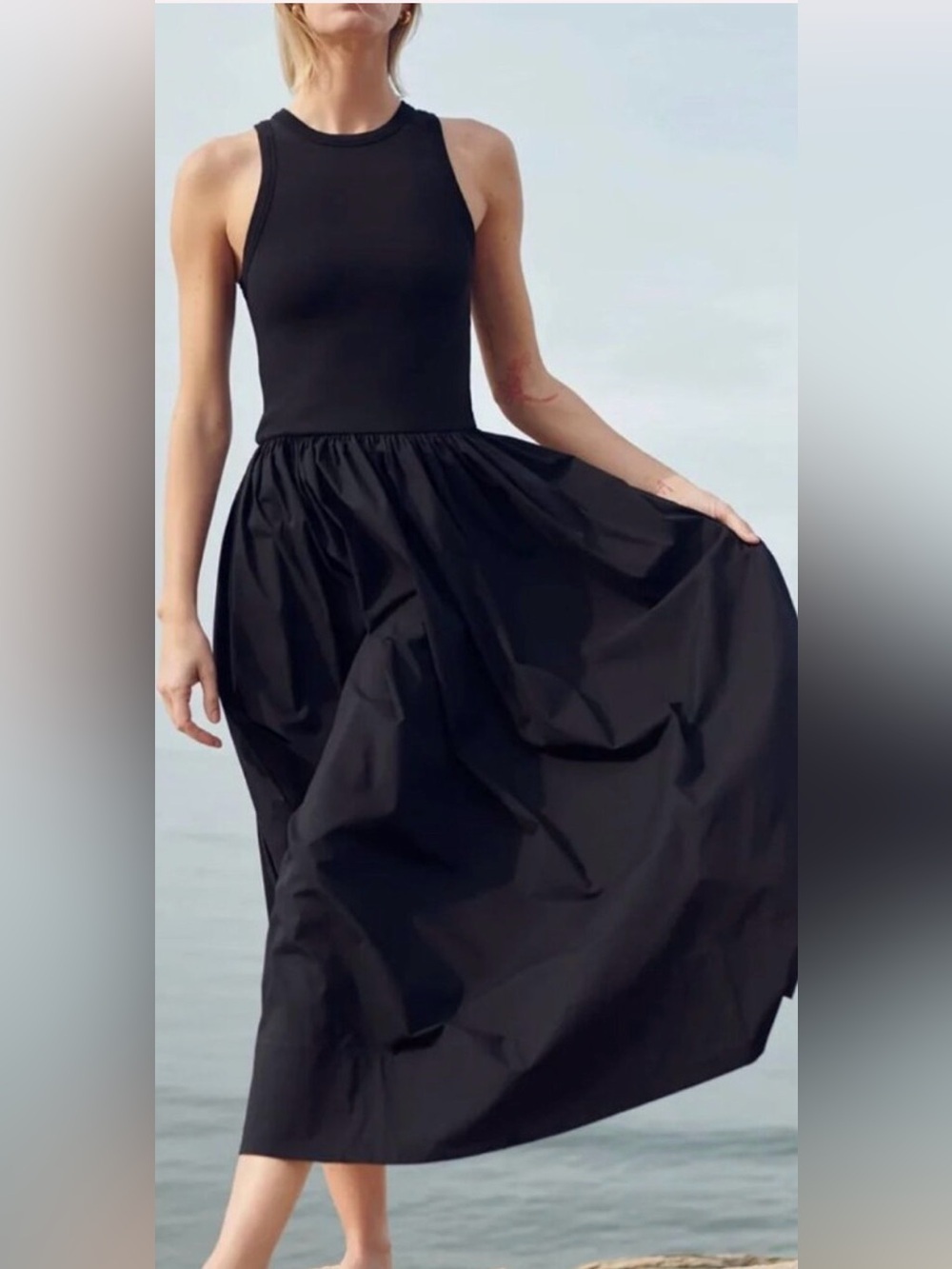 THE BEKK Peach corset Bodice Full Skirt Dress retrofete Staud et ochs corset alc